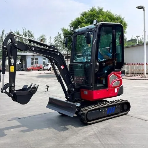 Second Hand Top Selling HT12 Mini Excavators with Blade, Bucket and Roof Free For Sale